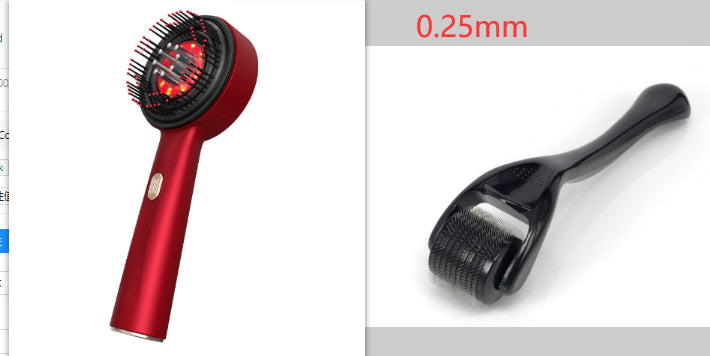 IPX7 Electric Massage Comb Home Scalp Drain Comb Red Light Anti-slip Hair Care Multi-functional Massage Comb