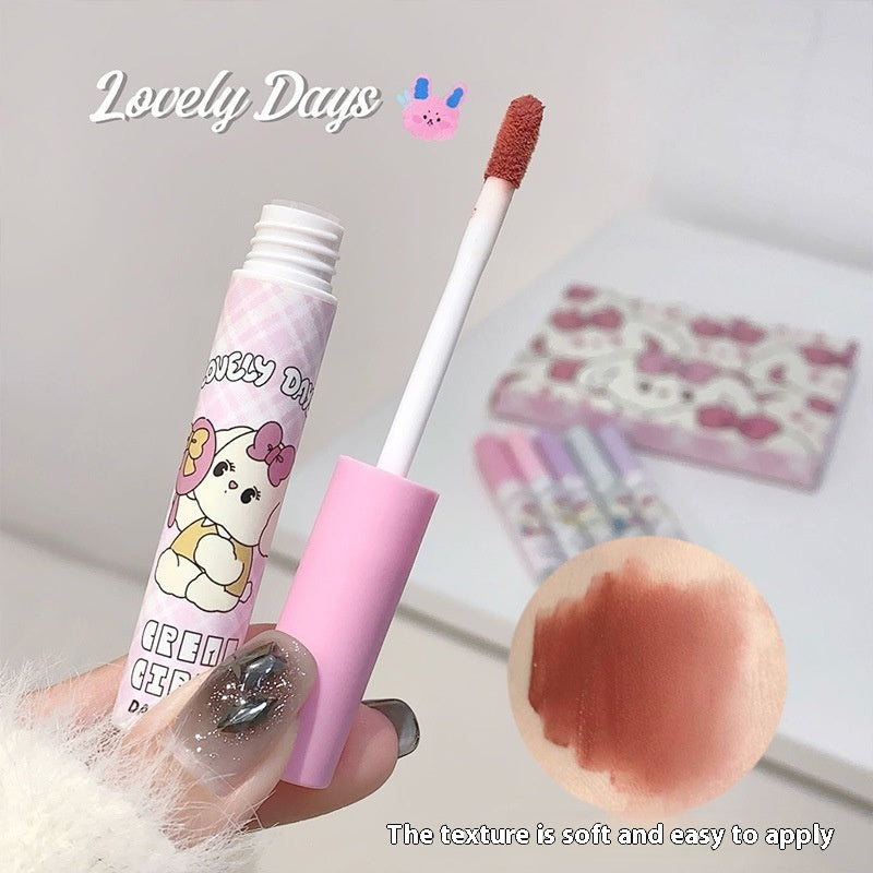 DaimAnpu Soft Cute Rabbit Lip Glaze Set