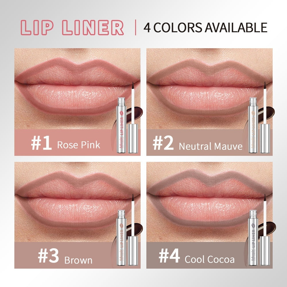 Lakerain Matte Finish Pointed Toe Tear And Pull Lip Liner