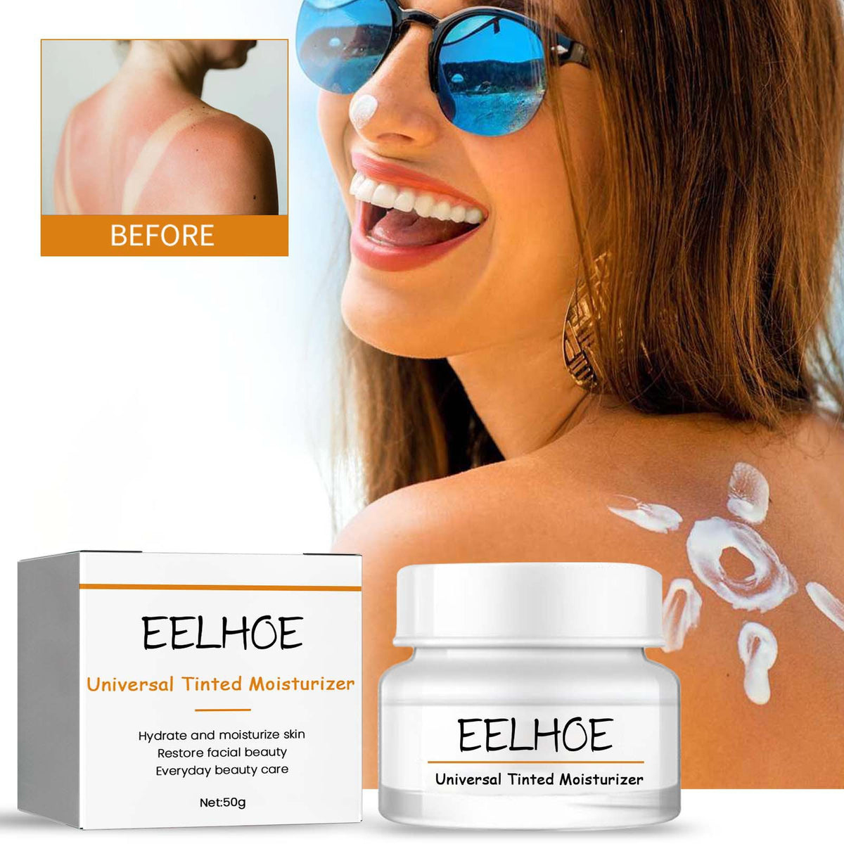 Eelhoe Body Skin Protection Moisturizing Refreshing Protective Cream