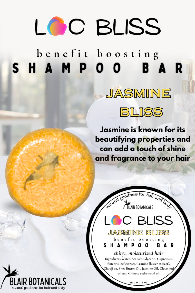 Loc Bliss Pure Hand-Extracted Anti-Dandruff Oil-Control Nourishing Handmade Spot Fleece-Flower Root And Ginger Shampoo Soap