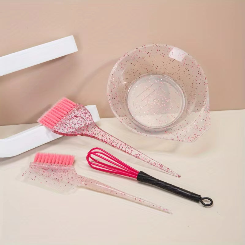 Hair Care Oil Transparent Hair Dye Comb Hair Salon Highlighting Tool