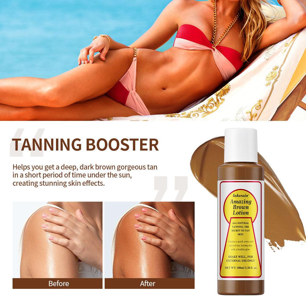 Lakerain Sun Tanning Tanning Cream Beach Sunbathing Bronze