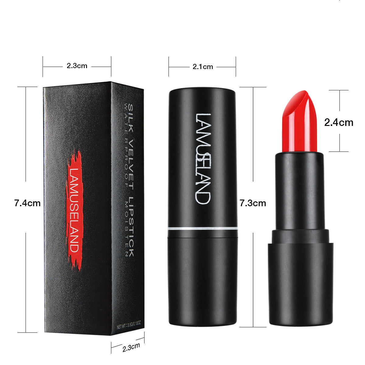 Lamuseland 12-Color Moisturizing Velvet Lipstick