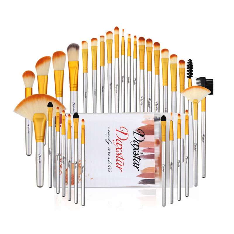 Daxstar Makeup Brush Set Full Set Of Soft Hair Foundation Brush