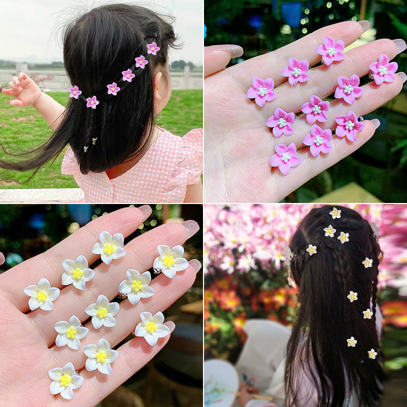 Young Girls Cute Hair Clip Princess Super Fairy Bean Buckle