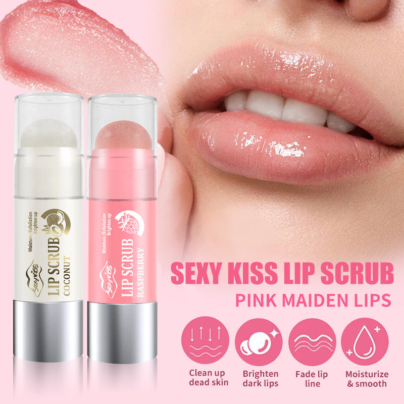 Sexy Kiss 10g Moisturizing Keratolytic Lip Scrub In A Portable Cream Form For Soft Smooth Lips