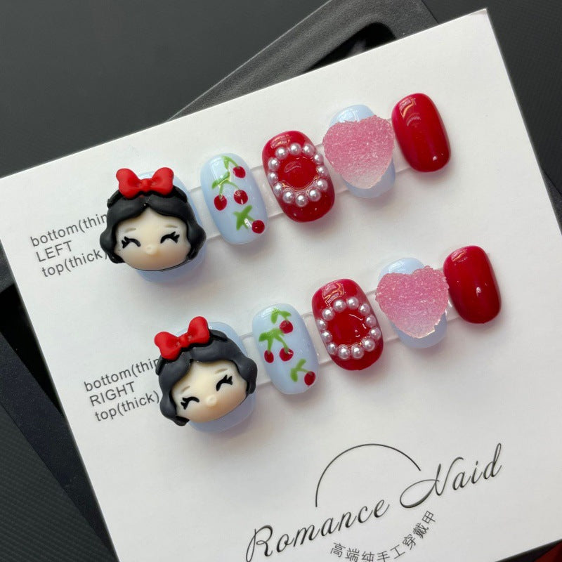 Handmade Real Shot Nail Stickers