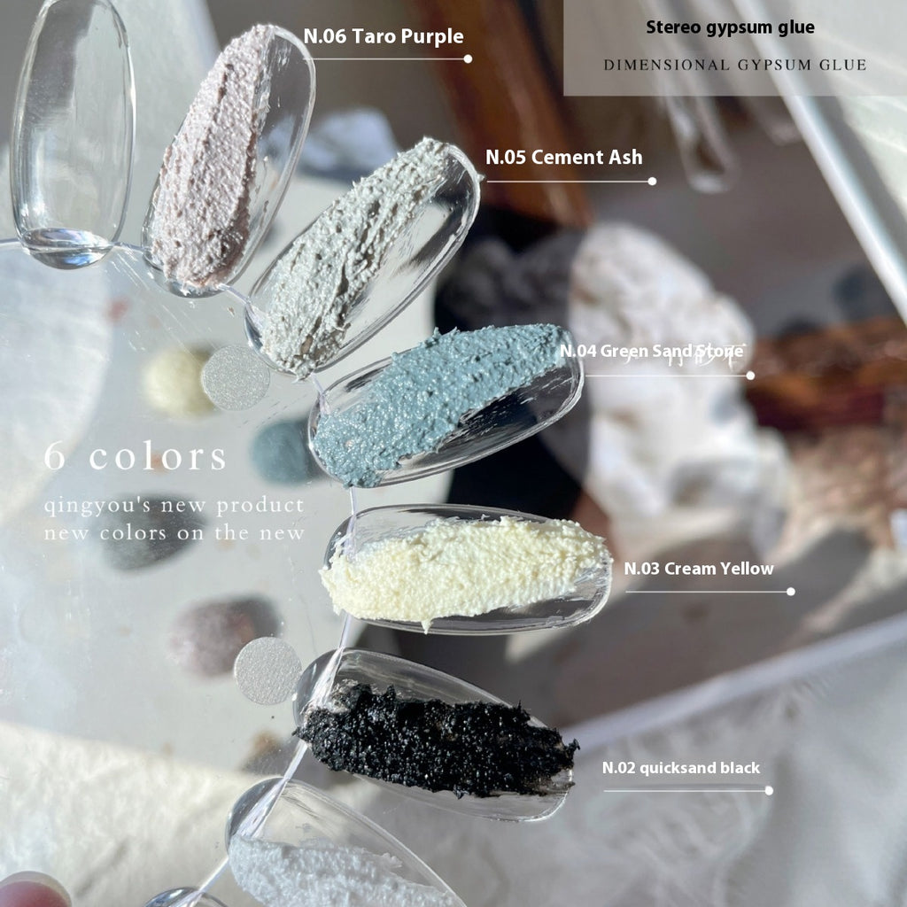 QuingYou Three-dimensional Shaping Disposable Plaster Nail Comfort Manicure