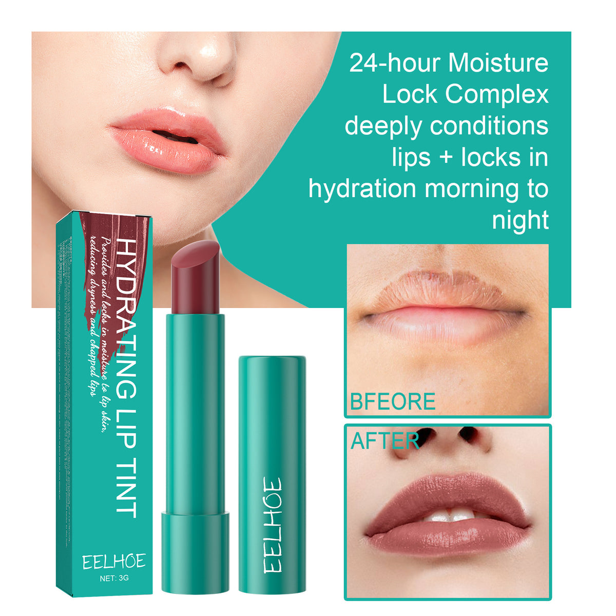Eelhoe Moisturizing Lip Guard And Plump Fade Lines