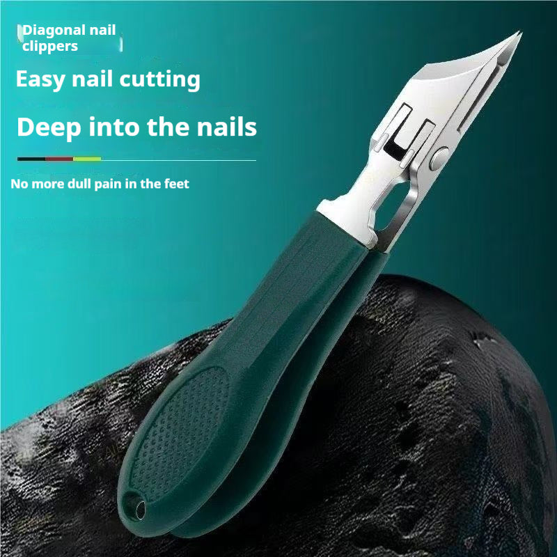 Opening Anti-splash Stainless Steel Nail Clippers Suit