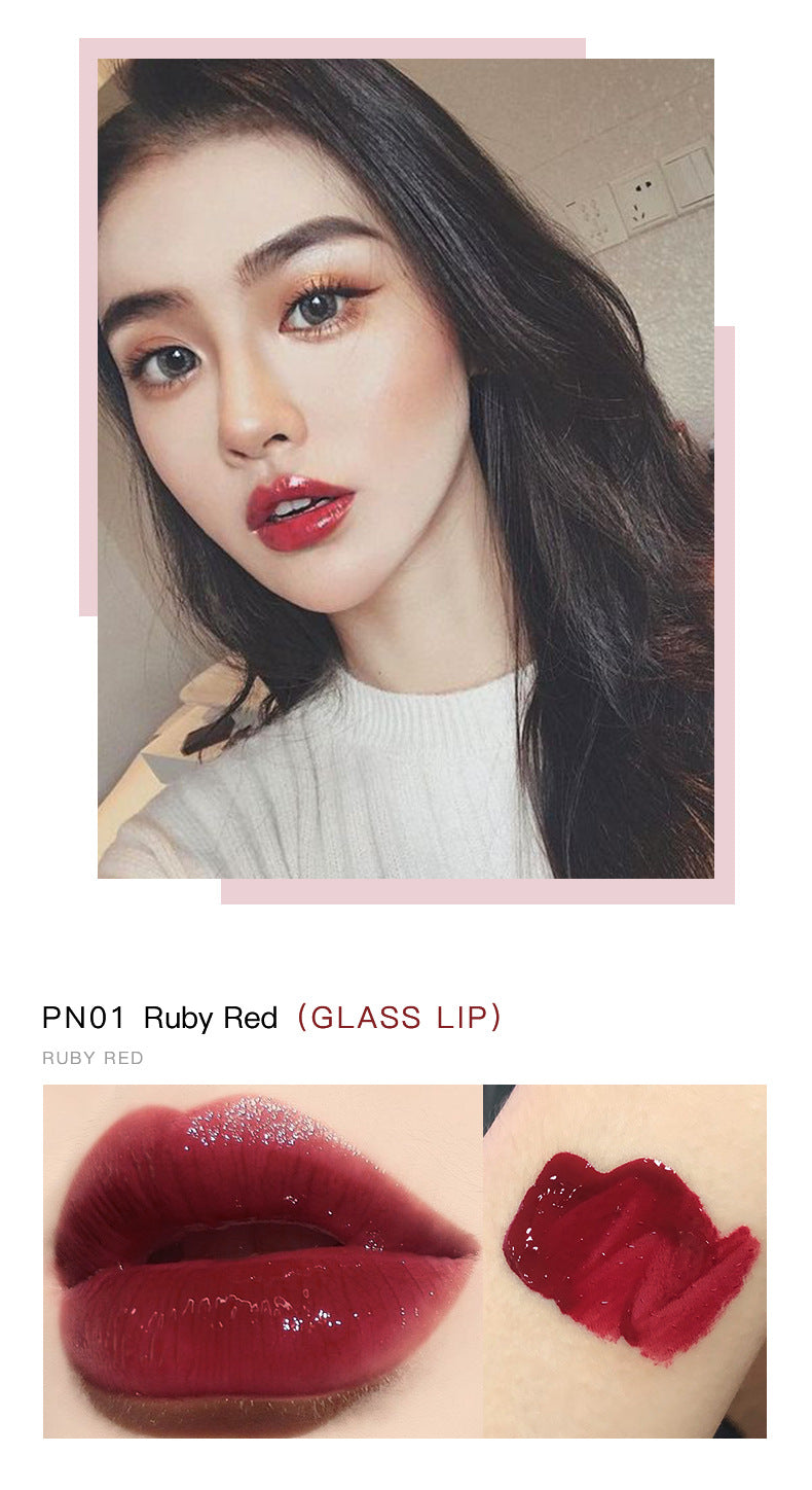 Flash Moment Mini Capsule Lip Lacquer Mirror Matte Velvet Three Series Lip Lacquer Suit Color Rendering Moisturizing No Stain On Cup