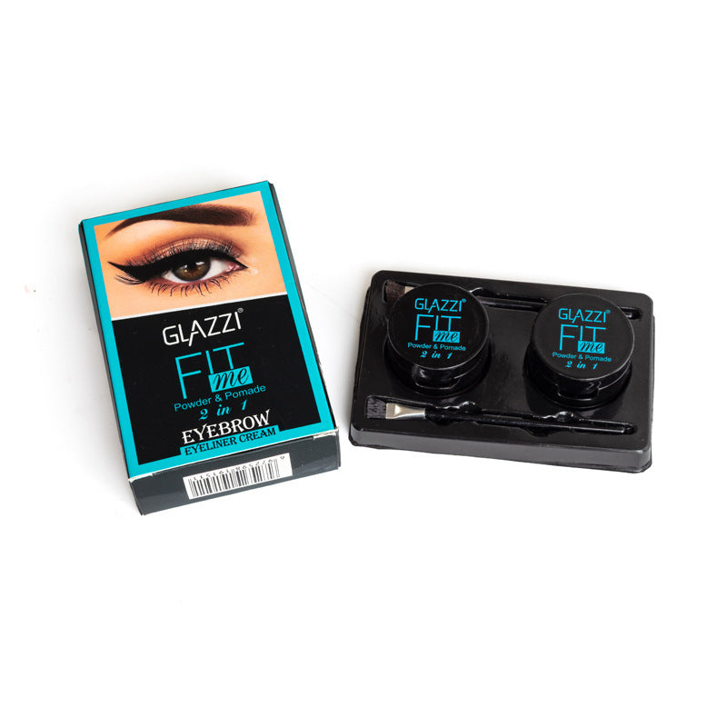 Glazzi Fit Me Double Layered Eyeliner Mascara Not Easy To Faint