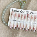 Press On Nails New Chinese Style Antique Swan Comfort Embroidery Wear Nail Tip