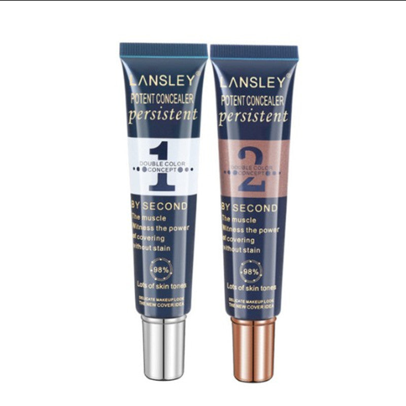 Lansley Two-tone Concealer To Cover Blemish Marks And Foundation 2-in-1