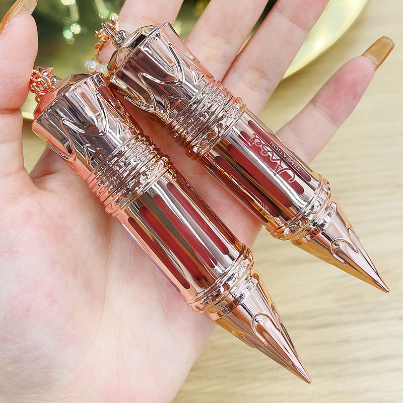 Ansel Angel's Temptation Queen's Scepter Dual-use Lip Mud Matte Matte Lipstick Waterproof