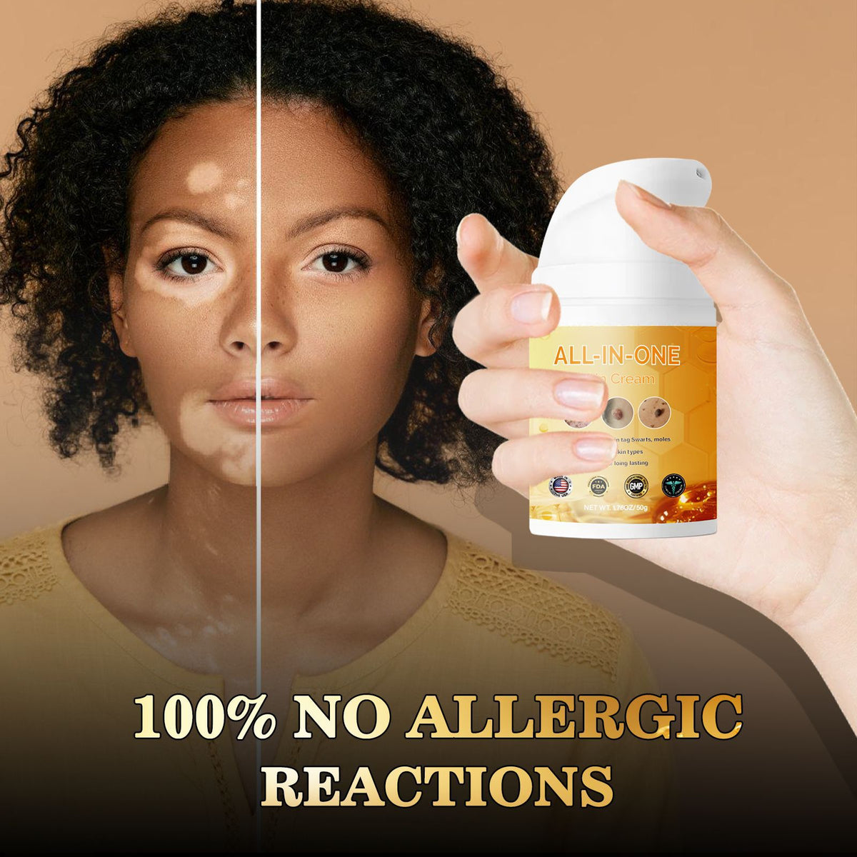 All-In-One Non-standard Skin Cleaning Neck Cream 50ml