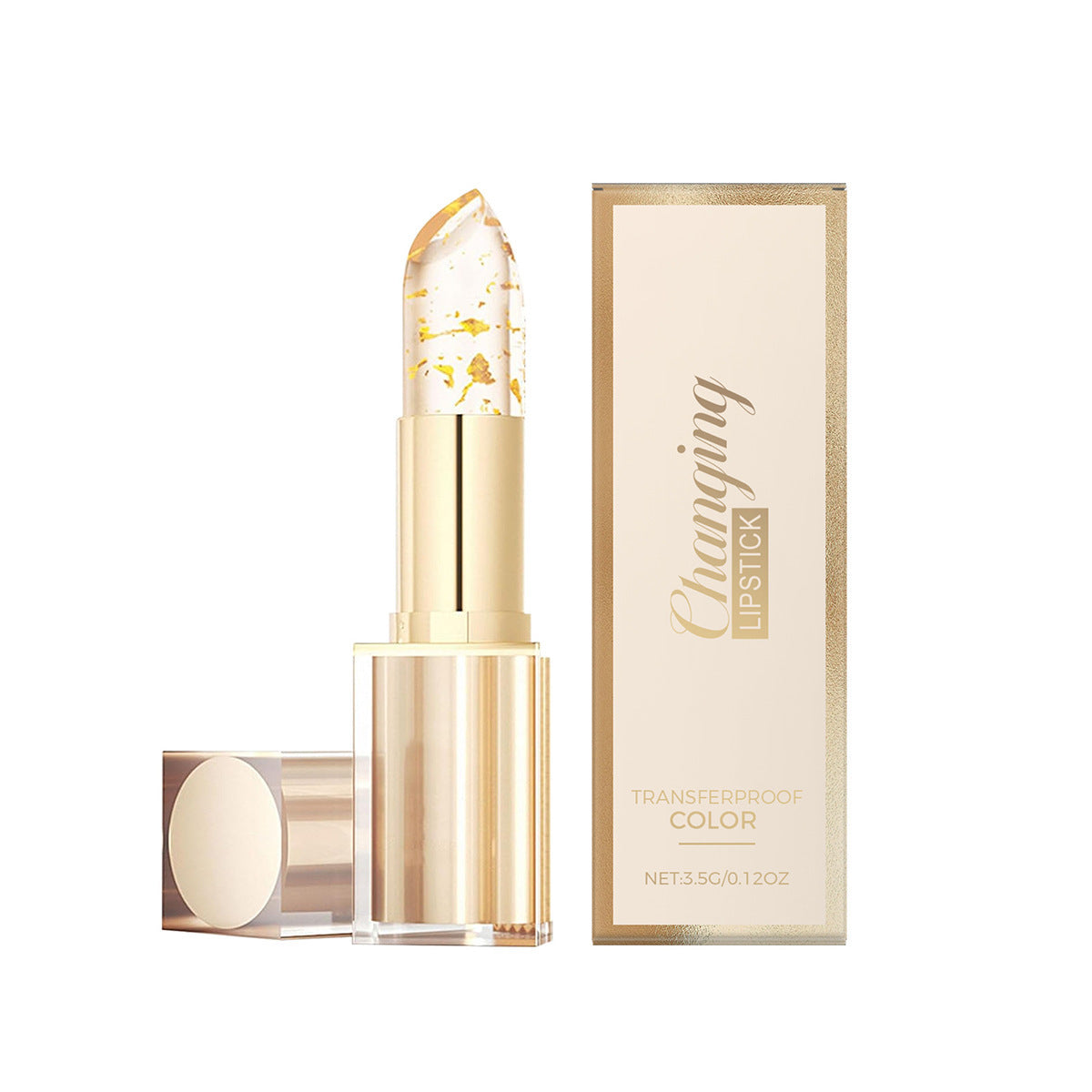 Changing Gilding Transparent Temperature Change Lipstick Carotene