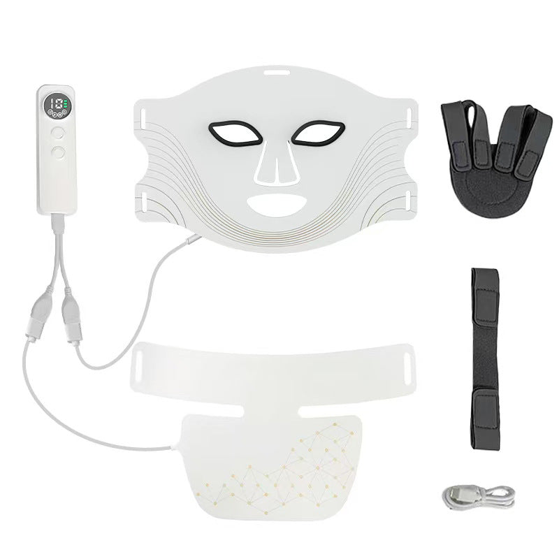 LED PHOTON Neck Beauty Instrument Fade Neck Pattern Infrared Light Neck Massager Beauty