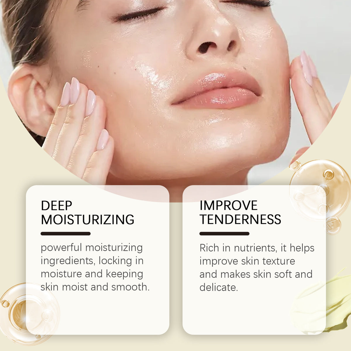 WoodSleep Butter Honey Facial Moisturizing Cream Hydrating Mild