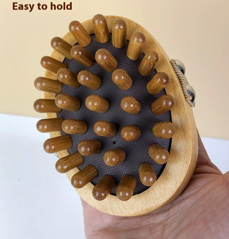 Air Cushion Meridian Comb Wooden Head Massage Comb Whole Body