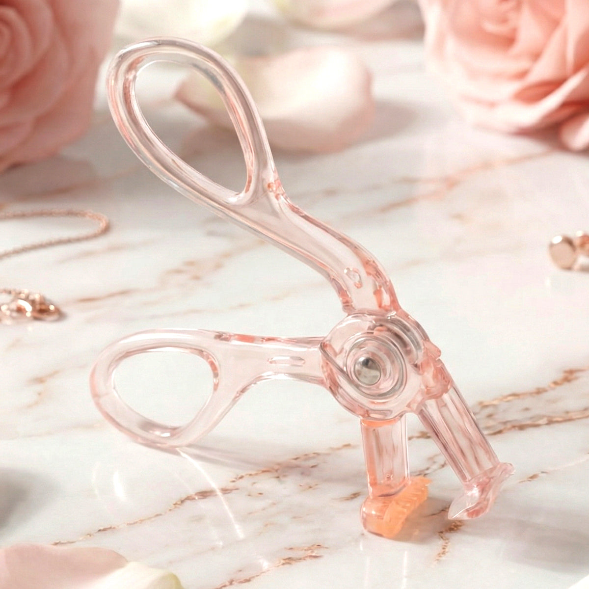 Premium Transparent Plastic Eyelash Curler (1 Pc)