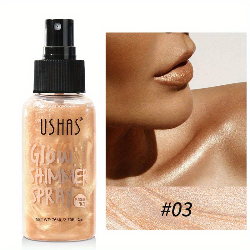 Ushas High Gloss Brightening Liquid Foundation Concealer Waterproof