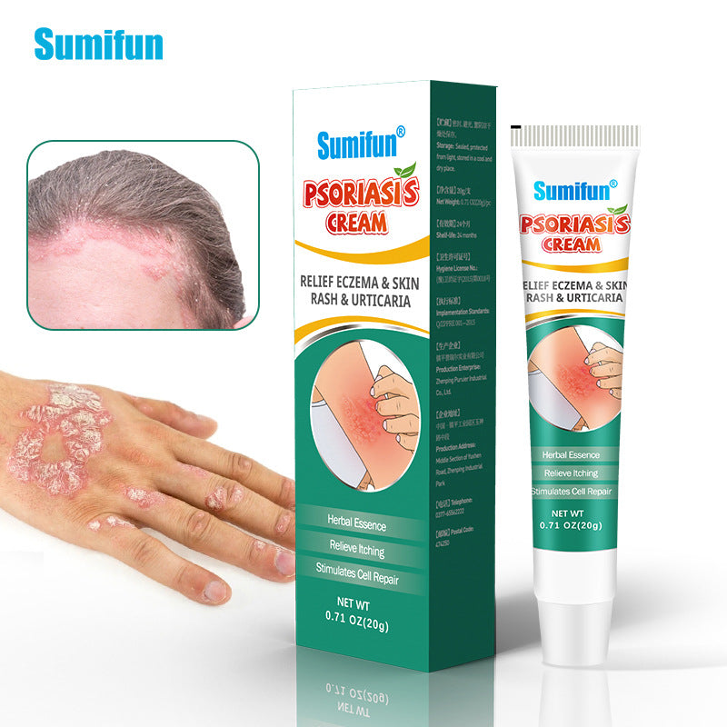 Sumifun Psoriasis Cream Relieve Dermatitis Eczema YI Bacteria Anti-Soothinging Cream