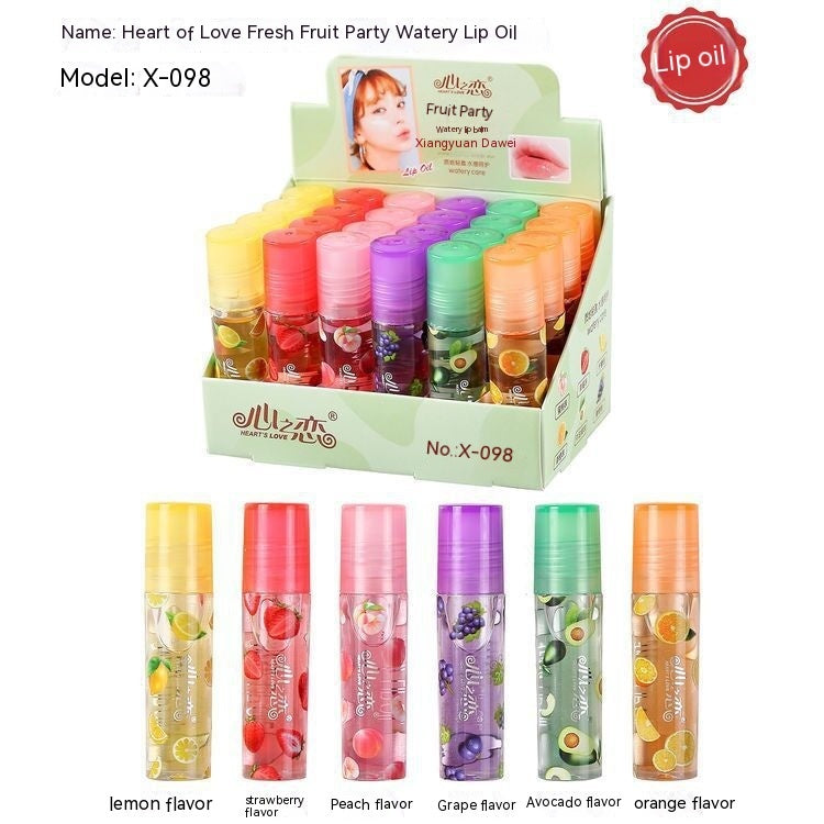 Heart's Love Lip Gloss Transparent Ball Fade Lip Lines Anti-chapping