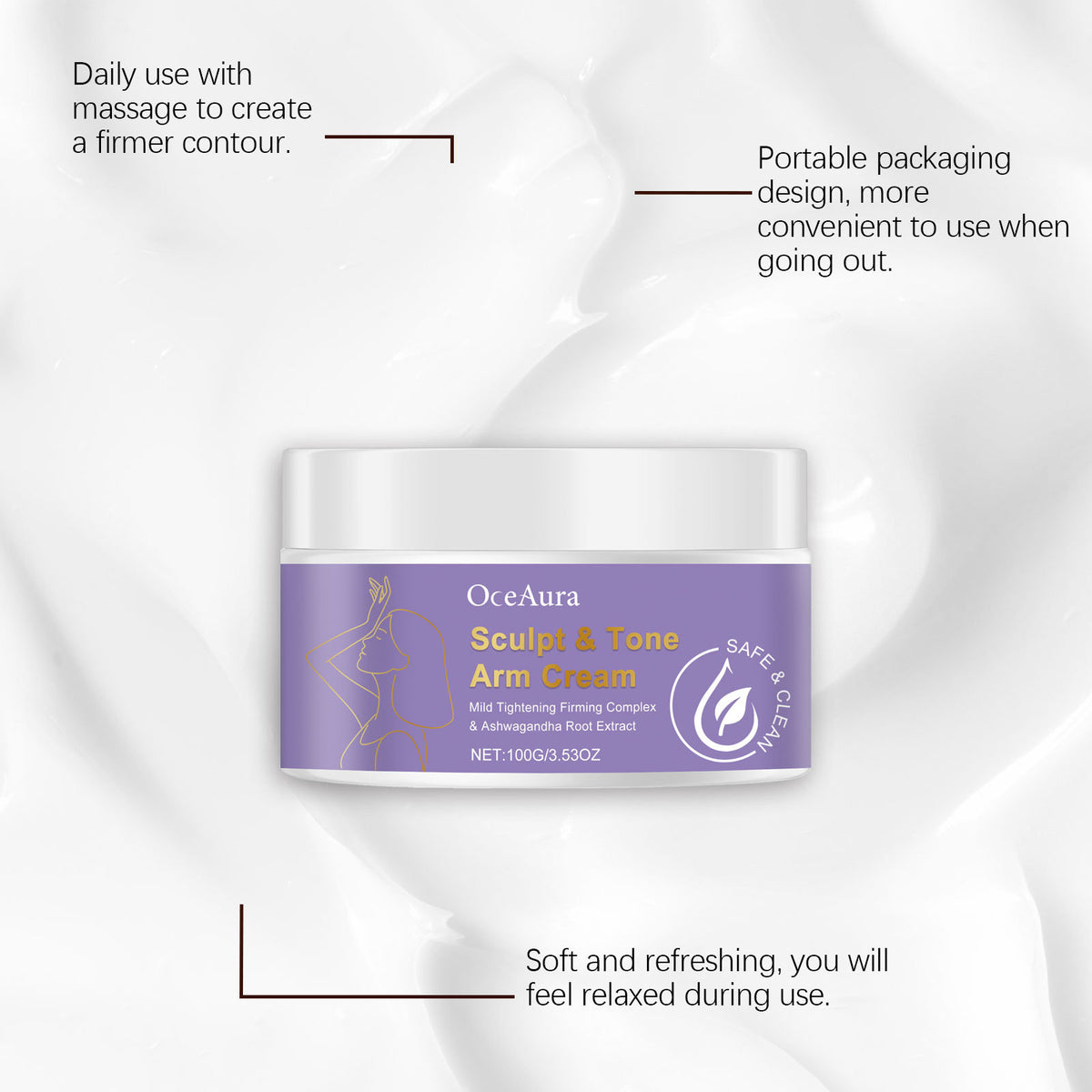 OceAura Arm Shaping And Firming Cream Daily