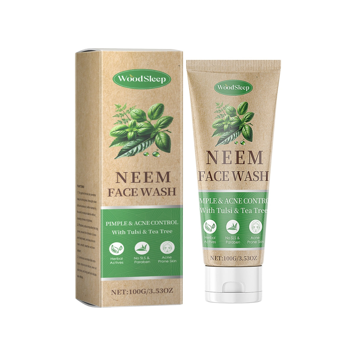 WoodSleep Neem Face Wash