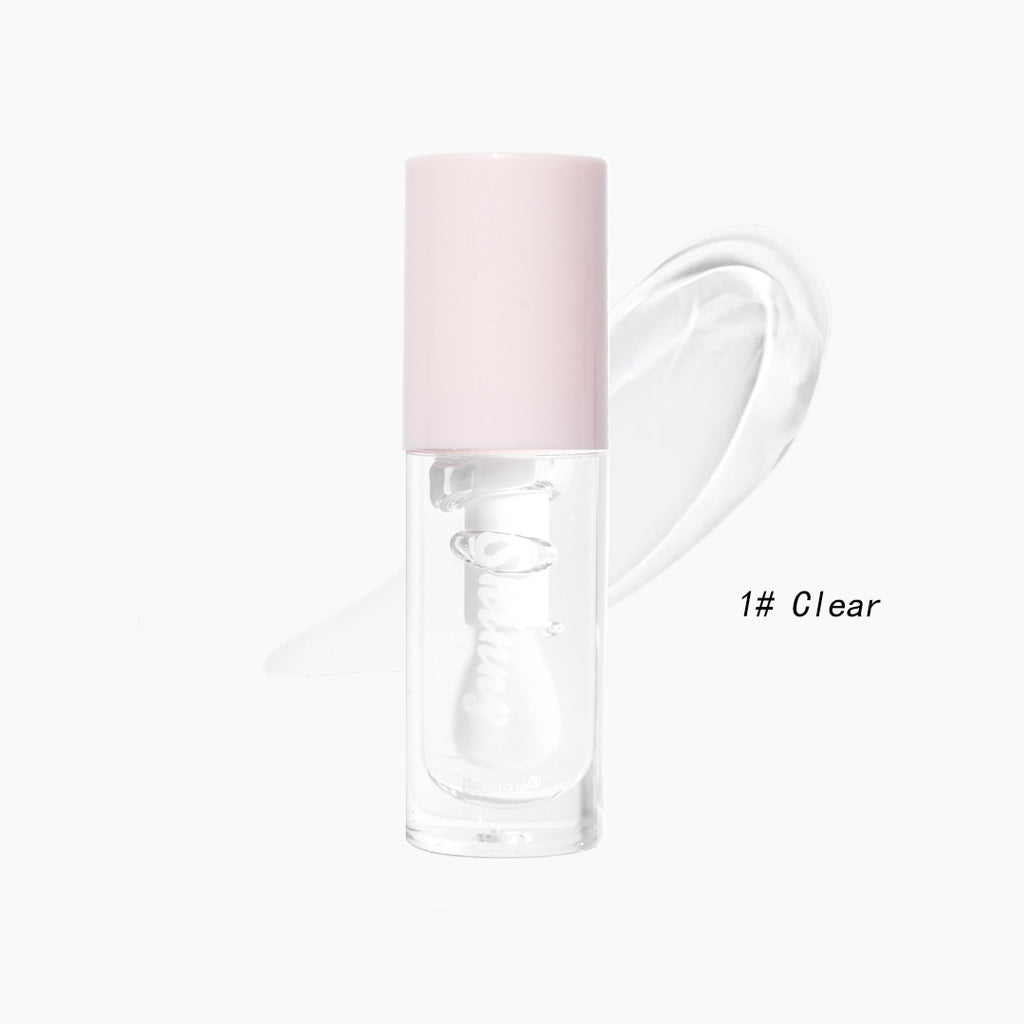 Beckisue Translucent Black Lip Gloss Water Light Mirror Highlight Lipstick
