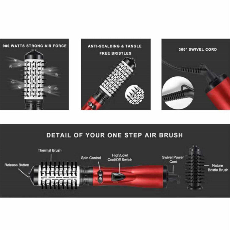 3-in-1 Hot Air Hair Styling Brush