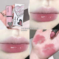 Gege Bear Crystal Transparent Runcai Sandwich Lipstick Glossy Mirror