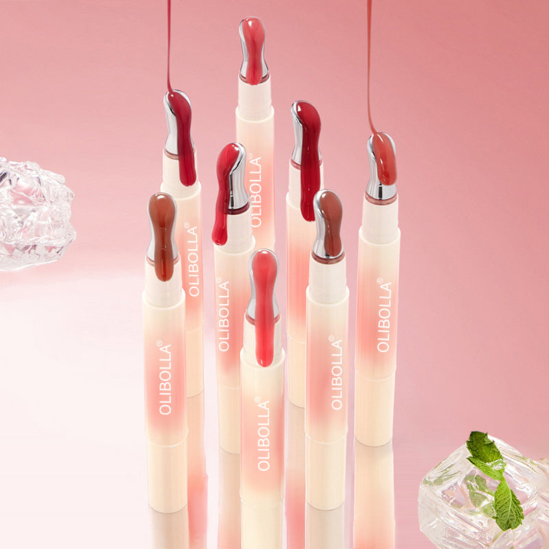 Olibolla Water Light Lip Lacquer Easy To Color Long-lasting Moisturizing