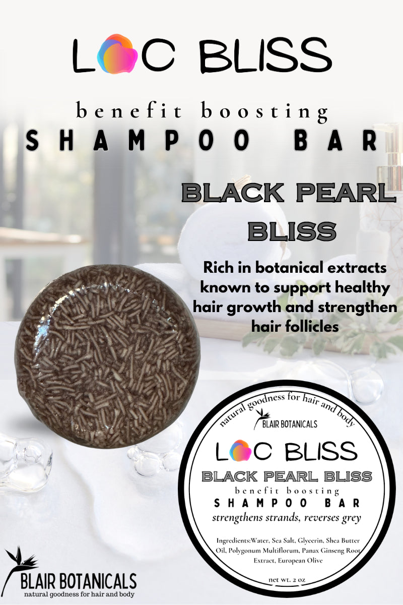 Loc Bliss Spotted Wool Flower Root Ginger Shampoo Soap
