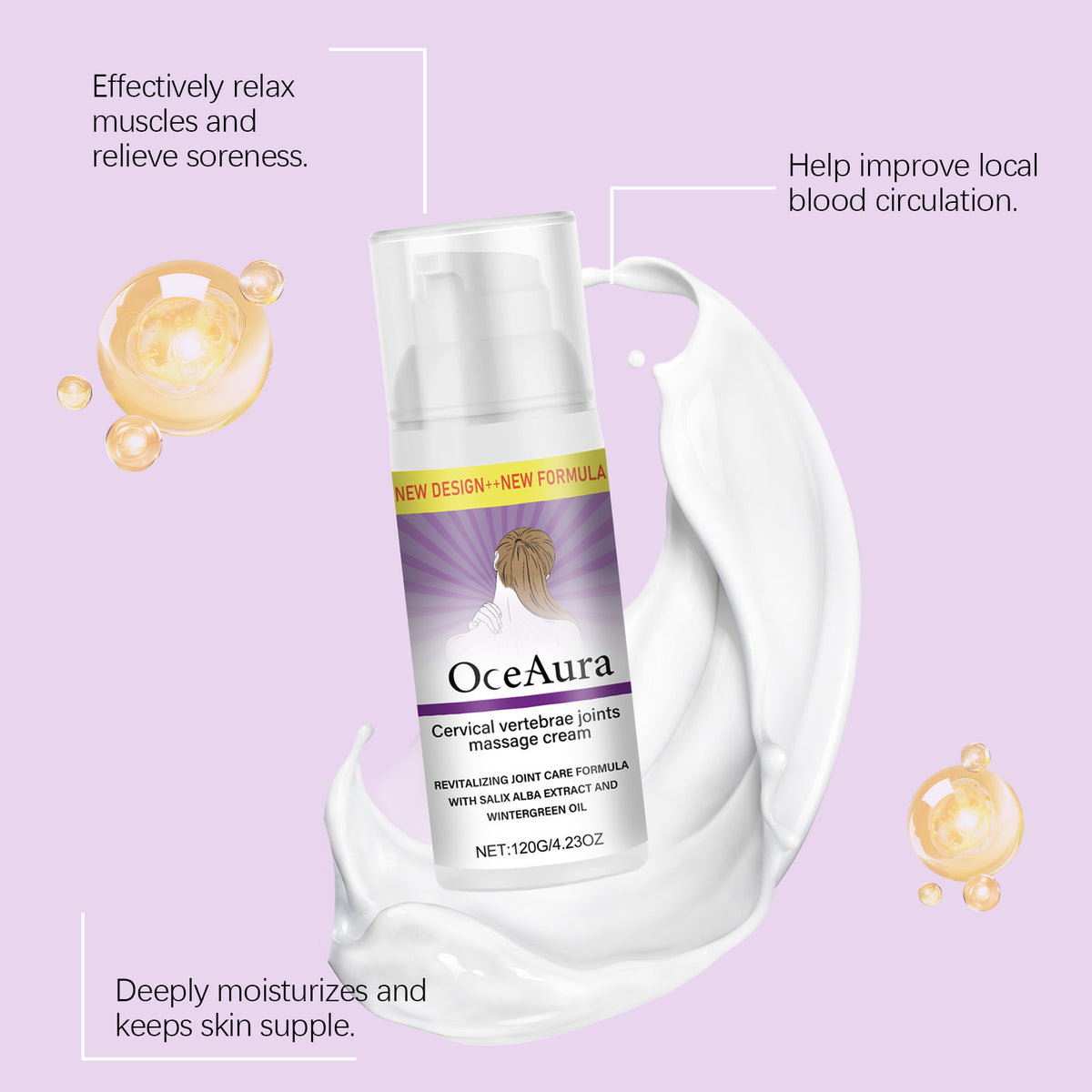 OceAura Shoulder Neck Cream Gentle Care