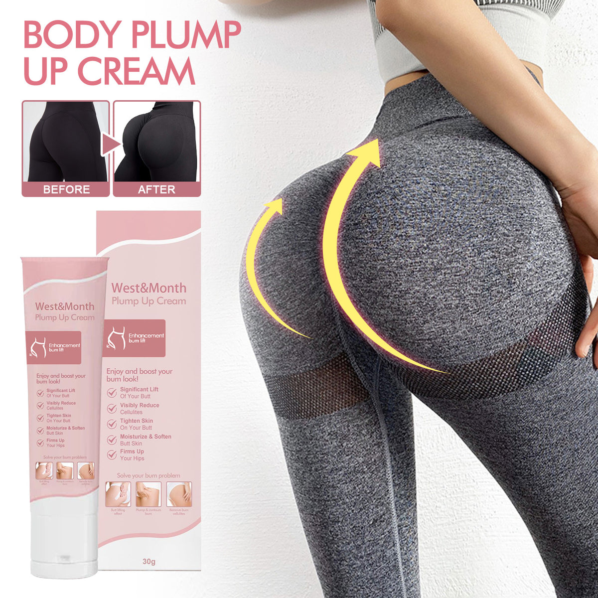 West&Month Firming Lifting Curve Plump Hip Lifting Cream