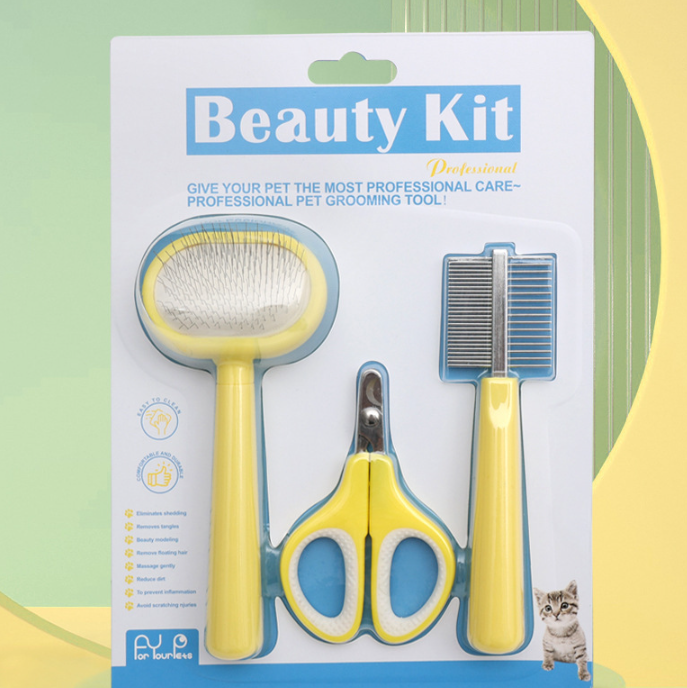 Needle Comb Brushed Fluffy Nail Scissors Comb Cat