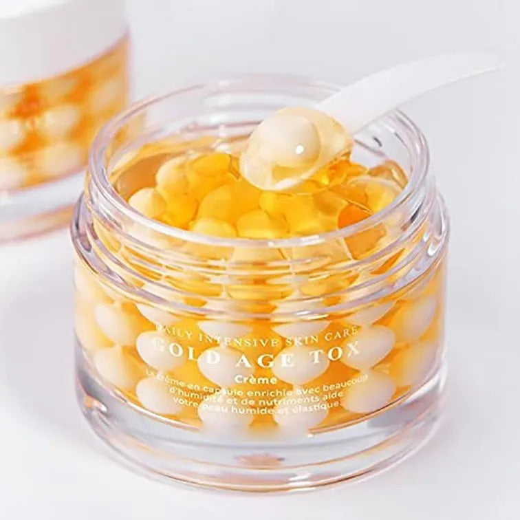 Gold Age Tox Nursing Anti-wrinkle Face Cream Nail Pearl Glue Protein Filling