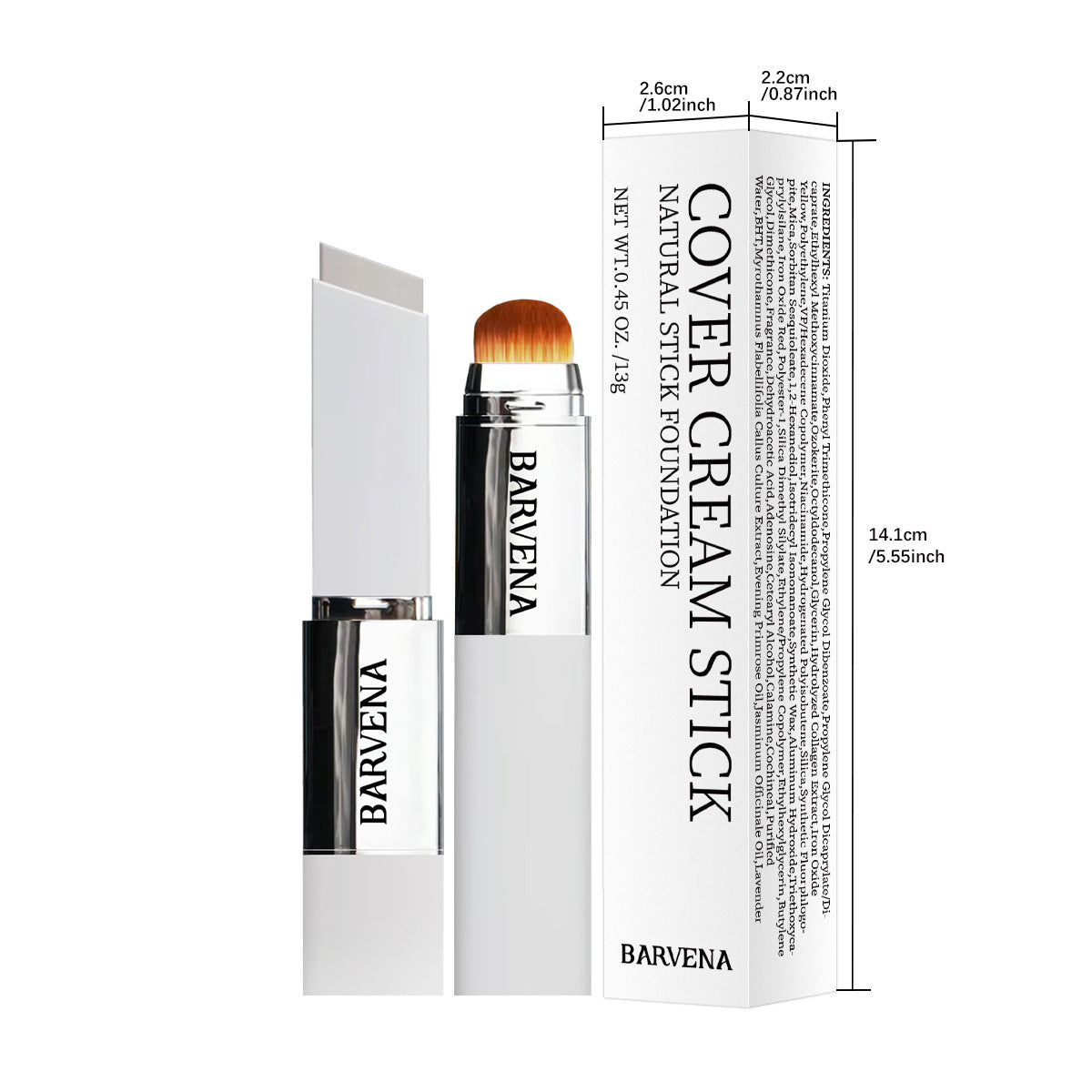 Barvena Lightweight Hydrating And Smoothing 2-in-1 Color-changing Foundation Stick