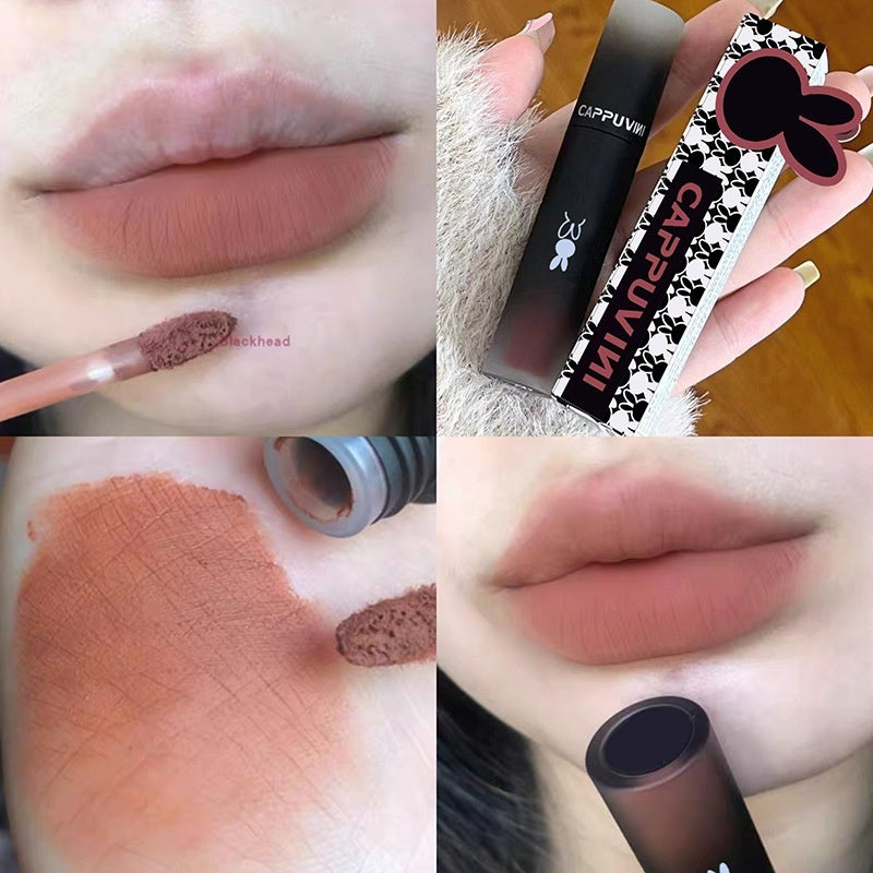 Cappuvini Matte Finish Velvet White Lip Gloss