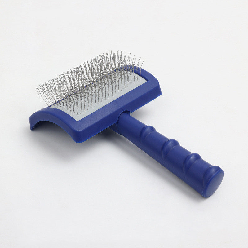 Pet Needle Comb Dog Brushed Curved Dog Comb