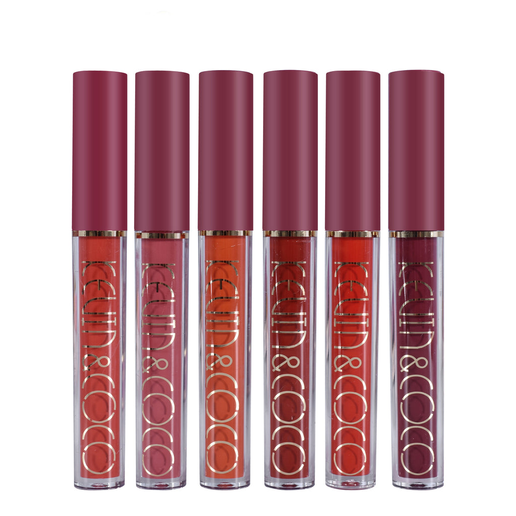 Kevin&Coco Fashion6-color Lip Glaze Bright Gloss Lipstick Set