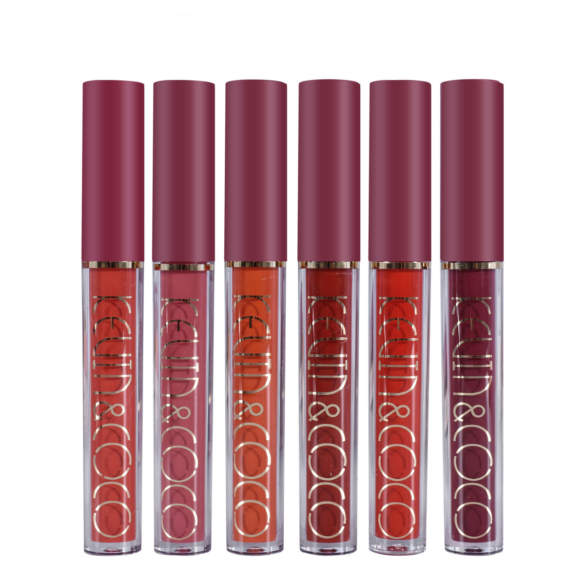 Kevin&Coco Fashion6-color Lip Glaze Bright Gloss Lipstick Set