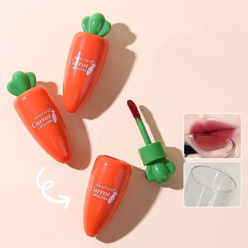 HengFang Sweet Radish Water Mist Lip Glaze Is Not Easy To Fade Without Touching The Cup