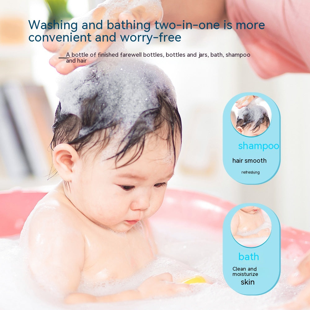 Bioaqua Baby Milk Moisturizing Hair & Body Shampoo Skin Moisturizing