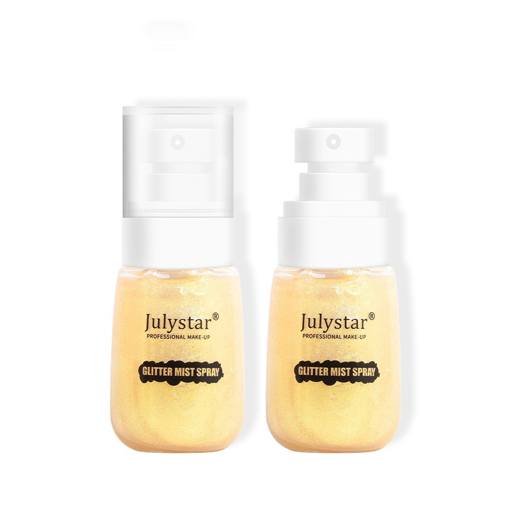 Julystar Makeup Facial Nourishing Brightening Face Lift Cream Durable Waterproof And Sweatproof Body Natural Highlight Spray