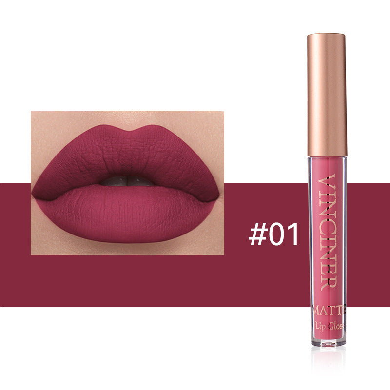 Vinciner 12 Colors Lip Lacquer Matte Liquid Lipstick Waterproof