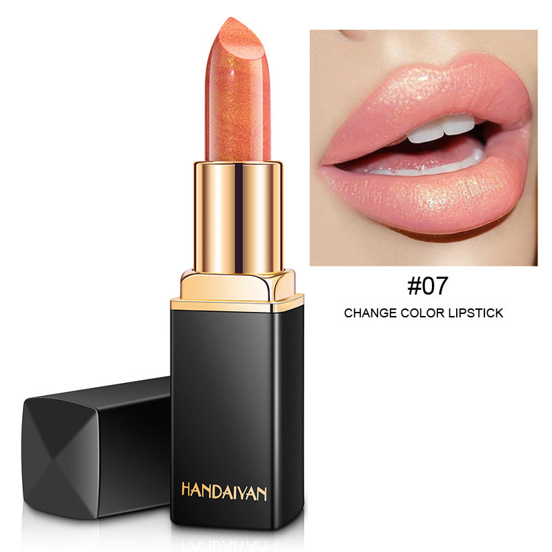 Handaiyan Pearlescent color change temperature change lipstick